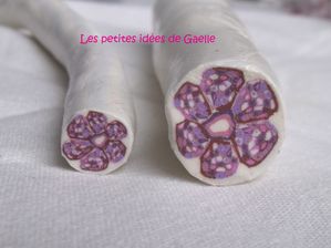 Cane mosaïque clay gun