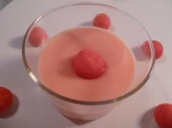 Crème dessert aux fraises Tagadas (Elodie)