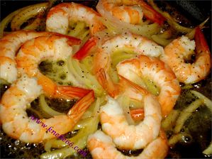 Poêlée de gambas