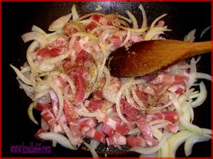 Cuisson de la farce à Galette