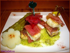Dorade poêlée et Serrano