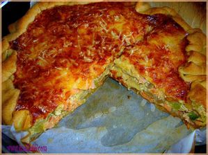 Quiche saumon et crevettes 2