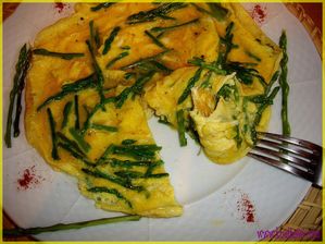 Omelette d'asperges sauvages3