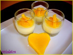 Panna cotta Rhum-mangue