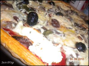 Pizza aux saucissons (4)