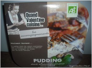 valentine pudding