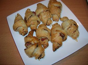 mini croissants jambon boursin 001