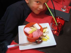 Coupe de glace aux bonbons Haribo