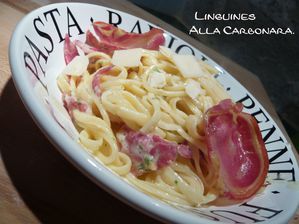 Linguine alla carbonara