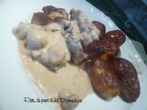 rôti à la dijonnaise