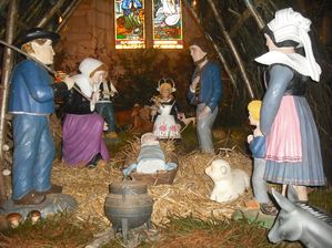 crèche vitrail