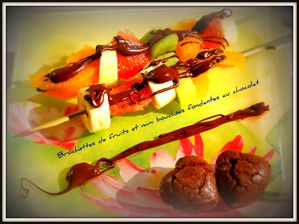 brochettes de fruits