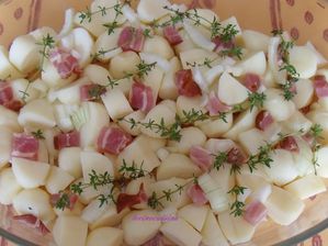 pommes de terre aux lardons