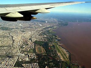Buenos Aires vue d'avion