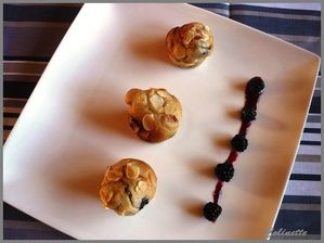 Muffins Mûres lait de noisettes Colinette