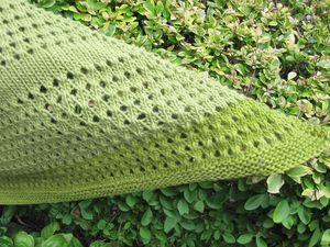 shawl vert 1
