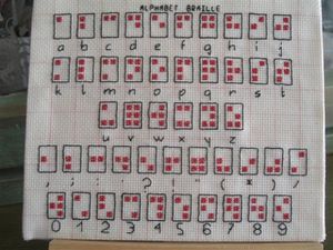 Alphabet braille par Bernadette