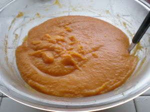purée de carottes