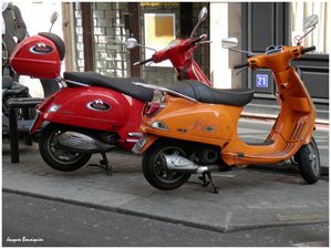Scooters Paris rue Mazarine
