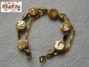 Or jaune bracelet