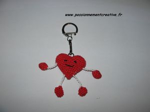 Coeur en porte clés