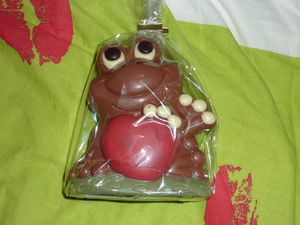 grenouille chocolat