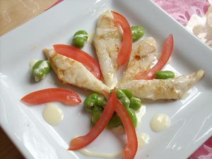 Filet de sole aux févettes