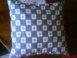 coussin françoise verso