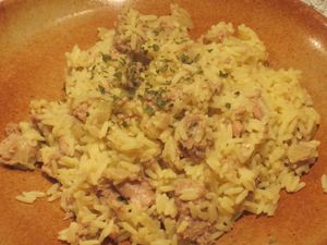 riz au thon safrané
