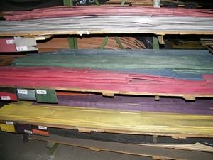 feuilles de placage colorés