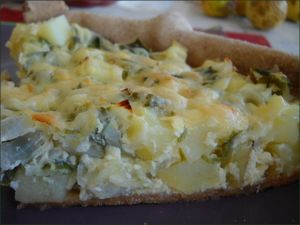 Quiche poireaux Pomme de terre Quiche poireaux Pomme de terre