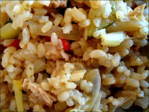 Riz pilaf aux courgettes Riz pilaf aux courgettes