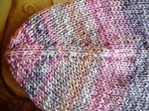 2010-Socken lilameliert 2