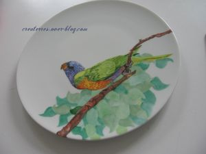 perroquet sur branche
