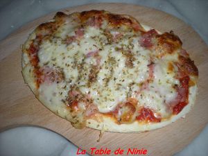 Pizza jambon fromage 6