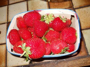 Tarte aux fraises les fraises [500]