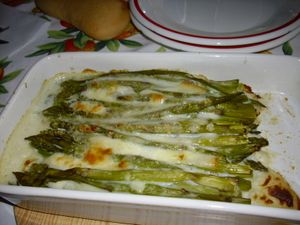 Gratin d'asperges