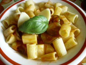 pasta zucchine scamorza
