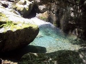 Baignade riviere pays basque
