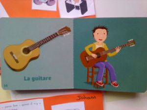 mon imagier des instruments image de la guitare