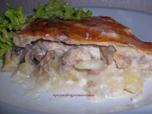 tourte de pommes de terre au saumon béchamel au citron CIM