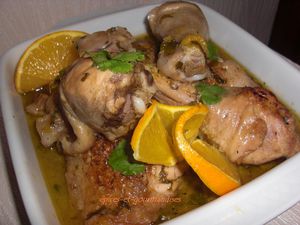 wok de poulet épicé à l'orange CIMG4267