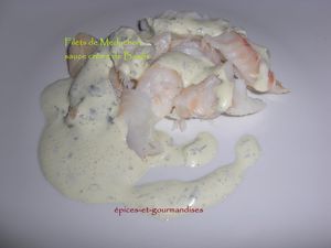 filet de merluchon, sauce crème de basilic CIMG0312