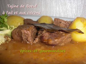 tajine de boeuf à l'ail et aux citrons CIMG8243