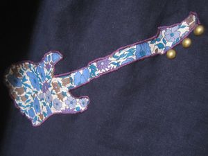 tunique guitare marine