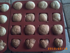 financiers à la noix de coco
