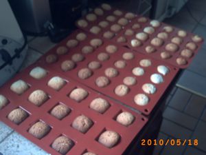 financiers à la noix de coco3
