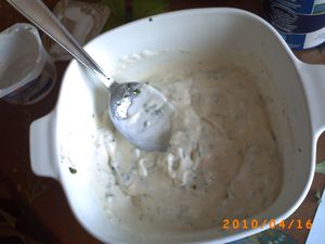 salade de concombre au yaourth
