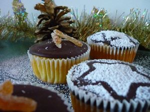 Cupcakes Orange & Chocolat Noir