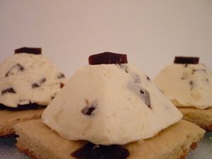 Pyramides au Chocolat Blanc & Framboise